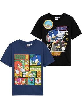 Sonic the Hedgehog Graphic Tees tops set  big boy 9/10 9y 10y brand new